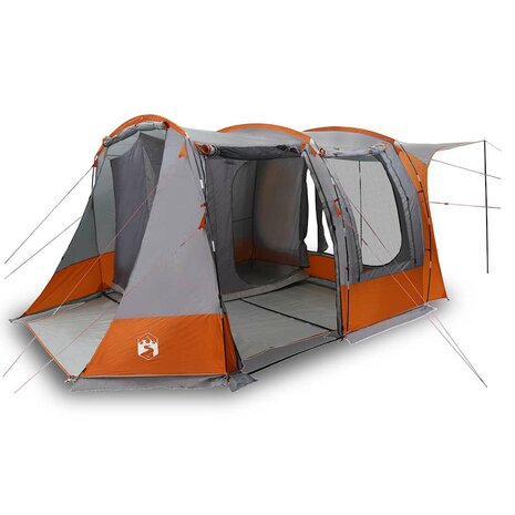 Autotent waterdicht grijs en oranje 2