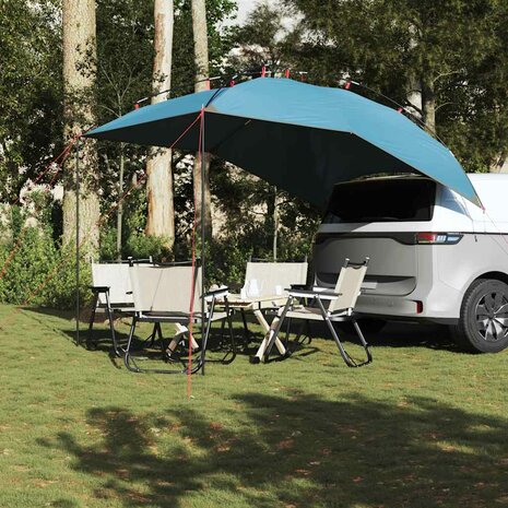 Autotent waterdicht blauw 3