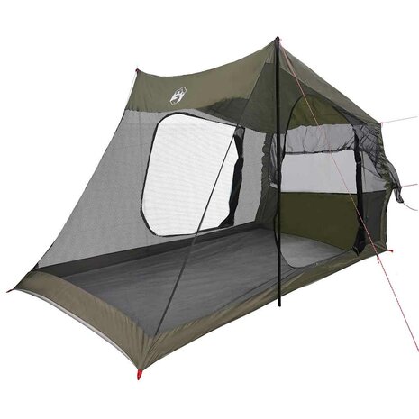 Autotent 2-persoons olijfgroen waterdicht 3