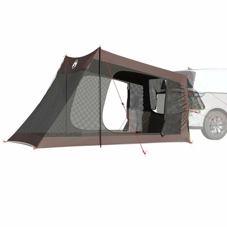 Autotent 2-persoons waterdicht bruin 4