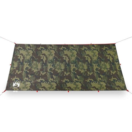 Kampeerluifel waterdicht 366x306 cm camouflage 5