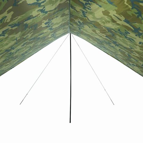 Kampeerluifel waterdicht 462x306x211 cm camouflage 6
