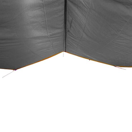 Kampeerluifel waterdicht 500x294 cm grijs en oranje 6