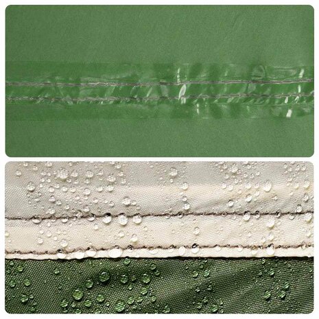 Kampeerluifel waterdicht 460x305x210 cm groen 8