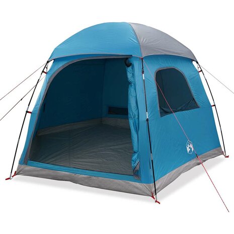 Familietent iglo 6-persoons waterdicht blauw 2