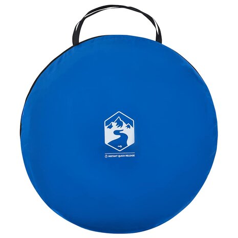 Strandtent pop-up waterdicht azuurblauw 9