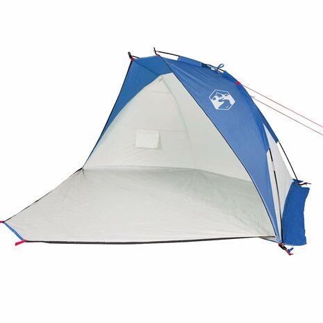 Strandtent 268x223x125 cm 185T polyester azuurblauw 4
