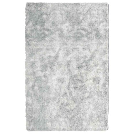 Hoogpolig vloerkleed NAVARRA 130x200 cm polyester lichtgrijs 2