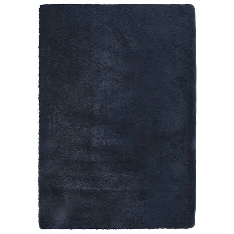 Hoogpolig vloerkleed NAVARRA 160x230 cm polyester marineblauw 2