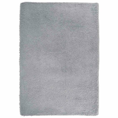 Hoogpolig vloerkleed NAVARRA 160x230 cm polyester zilvergrijs 2