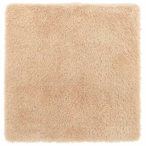 Hoogpolig vloerkleed NAVARRA 160x160 cm polyester beige 2