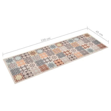 Keukenmat wasbaar Mosaic Colour 45x150 cm 5