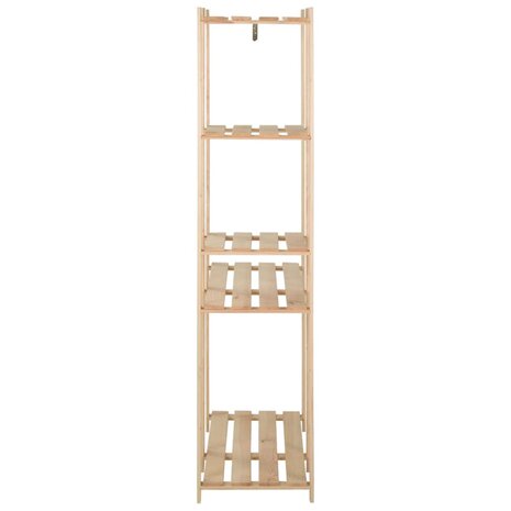 Kledingrek 110x38x170 cm massief grenenhout 4