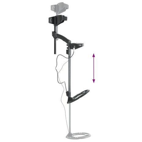 Metaaldetector met LCD-scherm 24 cm zoekdiepte 4