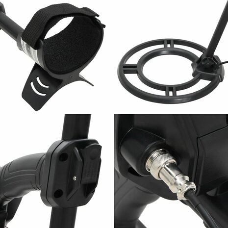 Metaaldetector met LCD-scherm 24 cm zoekdiepte 5