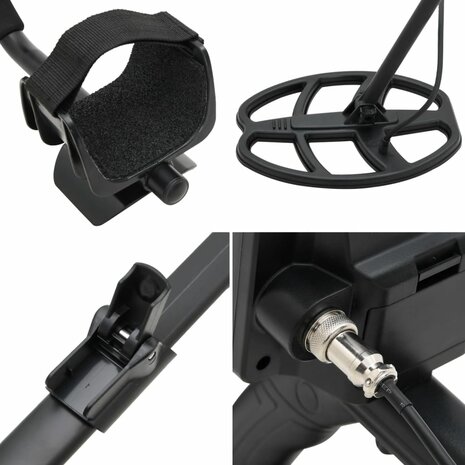 Metaaldetector met LCD-scherm 20 cm zoekdiepte 5