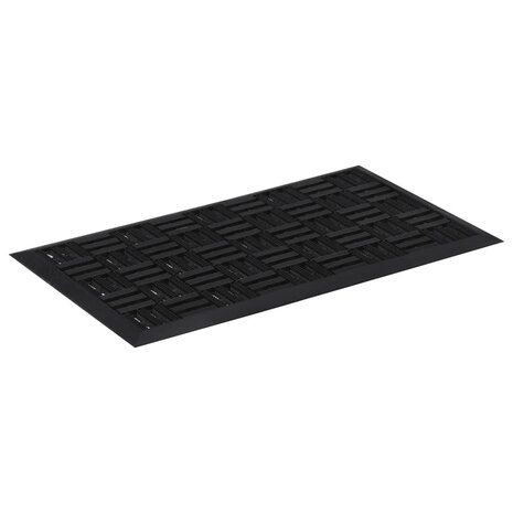Deurmat rechthoekig 45x75 cm rubber 2