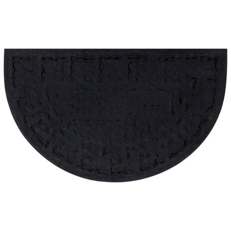 Deurmat halfrond 45x75 cm rubber en kokosvezel 3