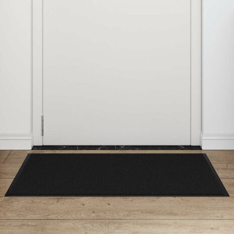 Deurmat 60x90 cm zwart 2