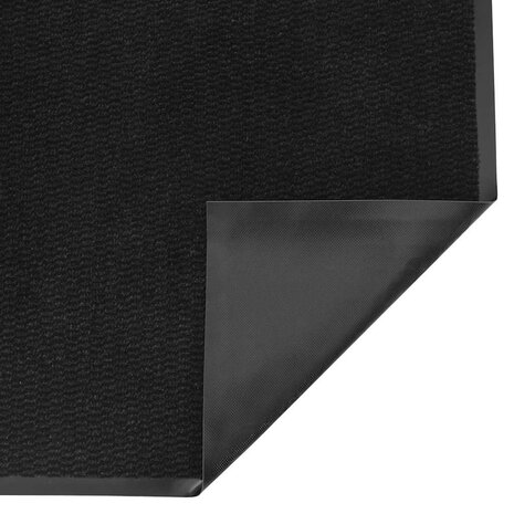 Deurmat 60x90 cm zwart 5