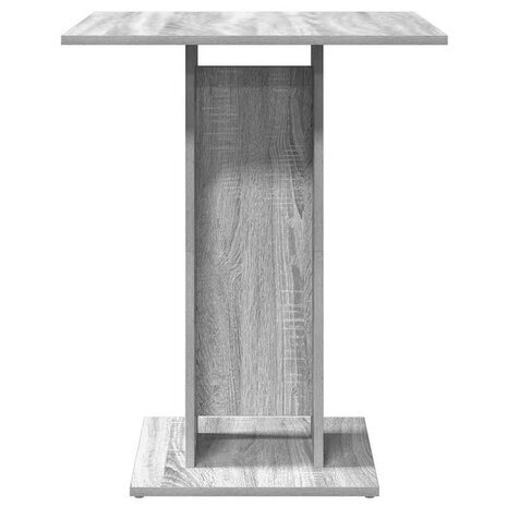 Bistrotafel 60x60x75 cm bewerkt hout grijs sonoma eikenkleurig 4