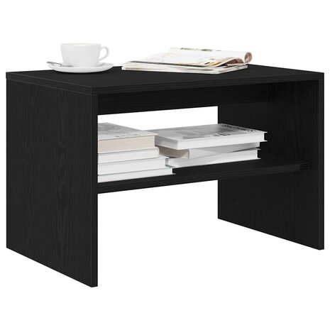 Tv-meubel 60x40x40 cm spaanplaat zwart eikenkleurig 1