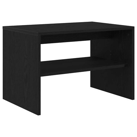 Tv-meubel 60x40x40 cm spaanplaat zwart eikenkleurig 2