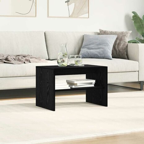 Tv-meubel 60x40x40 cm spaanplaat zwart eikenkleurig 4