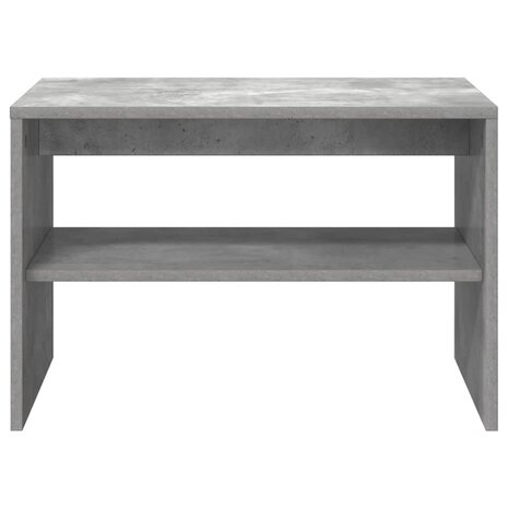 Tv-meubel 60x40x40 cm bewerkt hout betongrijs 5