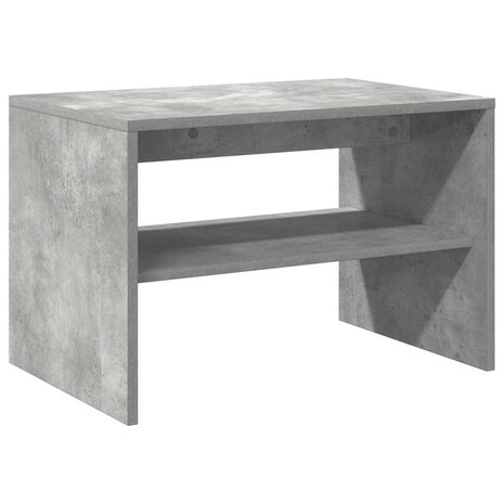 Tv-meubel 60x40x40 cm bewerkt hout betongrijs 7