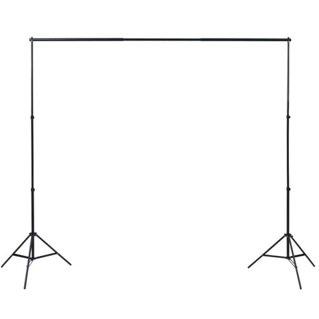 Fotostudioset met softboxlampen, achtergrond en reflector 2