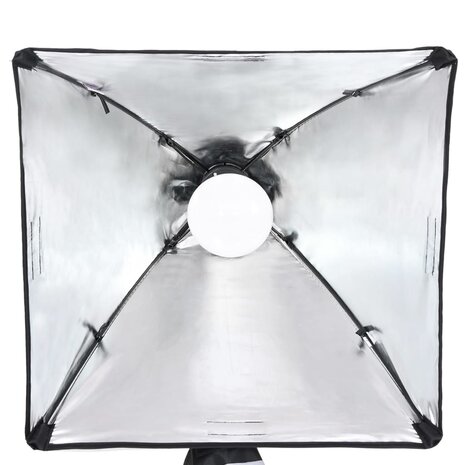 Fotostudioset met verlichtingsset, achtergrond en reflector 5