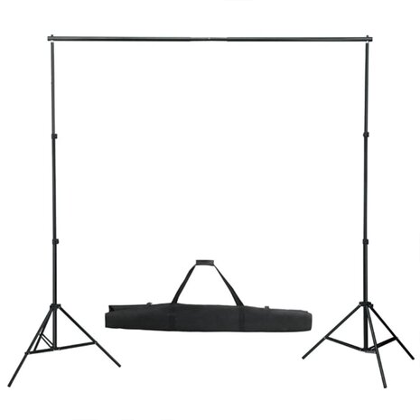 Fotostudioset met verlichtingsset, achtergrond en reflector 9