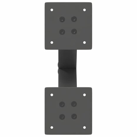 Salontafelpoten 2 st X-vormig 28x(42-43) cm staal antraciet 7