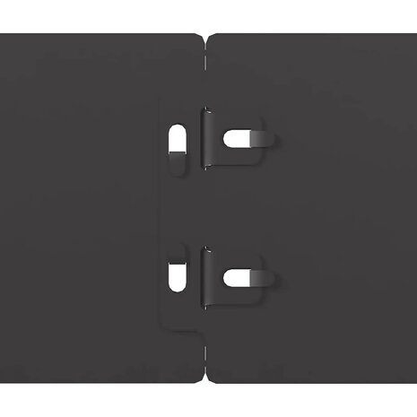 Gazonranden 10 st 10x103 cm koudgewalst staal zwart 7