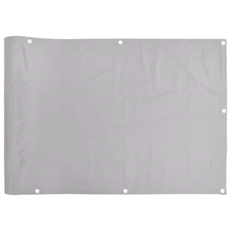 Balkonscherm 400x120 cm PVC grijs 2