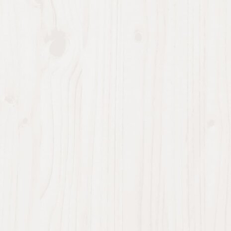 Kinderbed met bedhuis 70x140 cm massief grenenhout wit 8