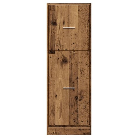 Apothekerskast 40x41x118 cm bewerkt hout oud houtkleurig 5
