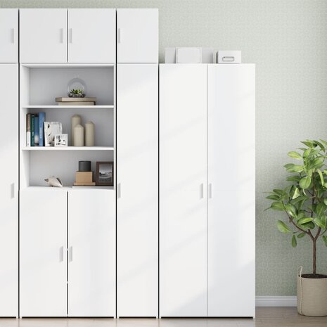 Wandkast 30x42,5x40 cm bewerkt hout wit 3