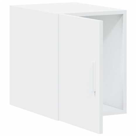 Wandkast 30x42,5x40 cm bewerkt hout wit 8