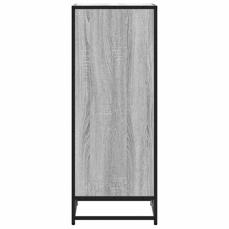 Schoenenrek 48x38x97,5 cm bewerkt hout grijs sonoma eikenkleur 5