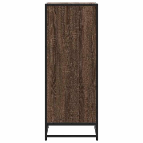 Schoenenrek 48x38x97,5 cm bewerkt hout bruin eikenkleurig 5
