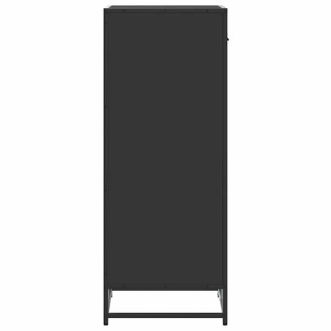 Schoenenrek 48x38x97,5 cm bewerkt hout zwart 6