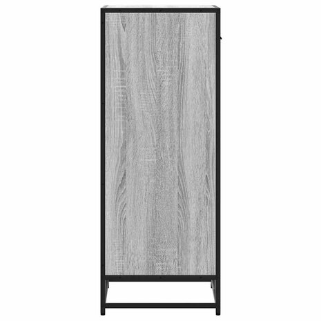 Schoenenrek 48x38x97,5 cm bewerkt hout grijs sonoma eikenkleur 5