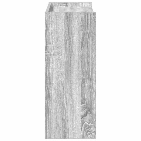 Schoenenrek 60x25x62 cm bewerkt hout grijs sonoma eikenkleurig 5