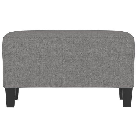 Bankje 70x35x41 cm stof donkergrijs 3