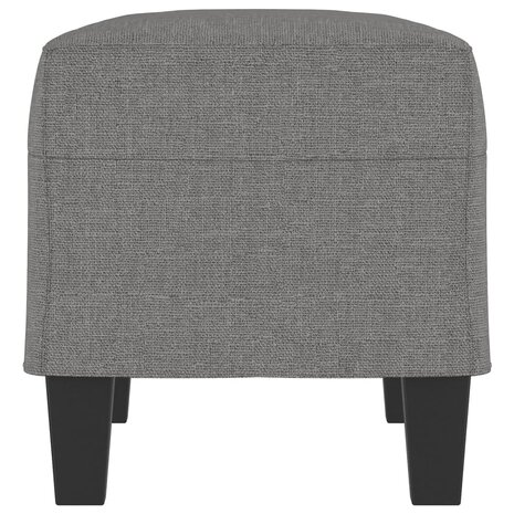 Bankje 70x35x41 cm stof donkergrijs 4