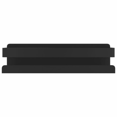 Doucherekje 23x6,5x6 cm geborsteld 304 roestvrij staal matzwart 4