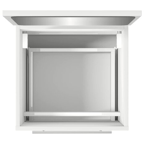 Badkamerkast met spiegel 41x38,5x48 cm wit  8