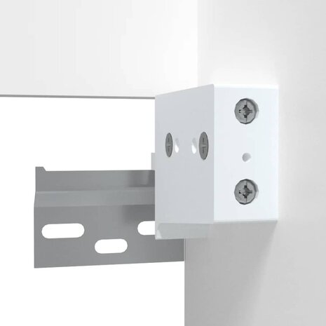 Badkamerkast met spiegel 41x38,5x48 cm wit  9